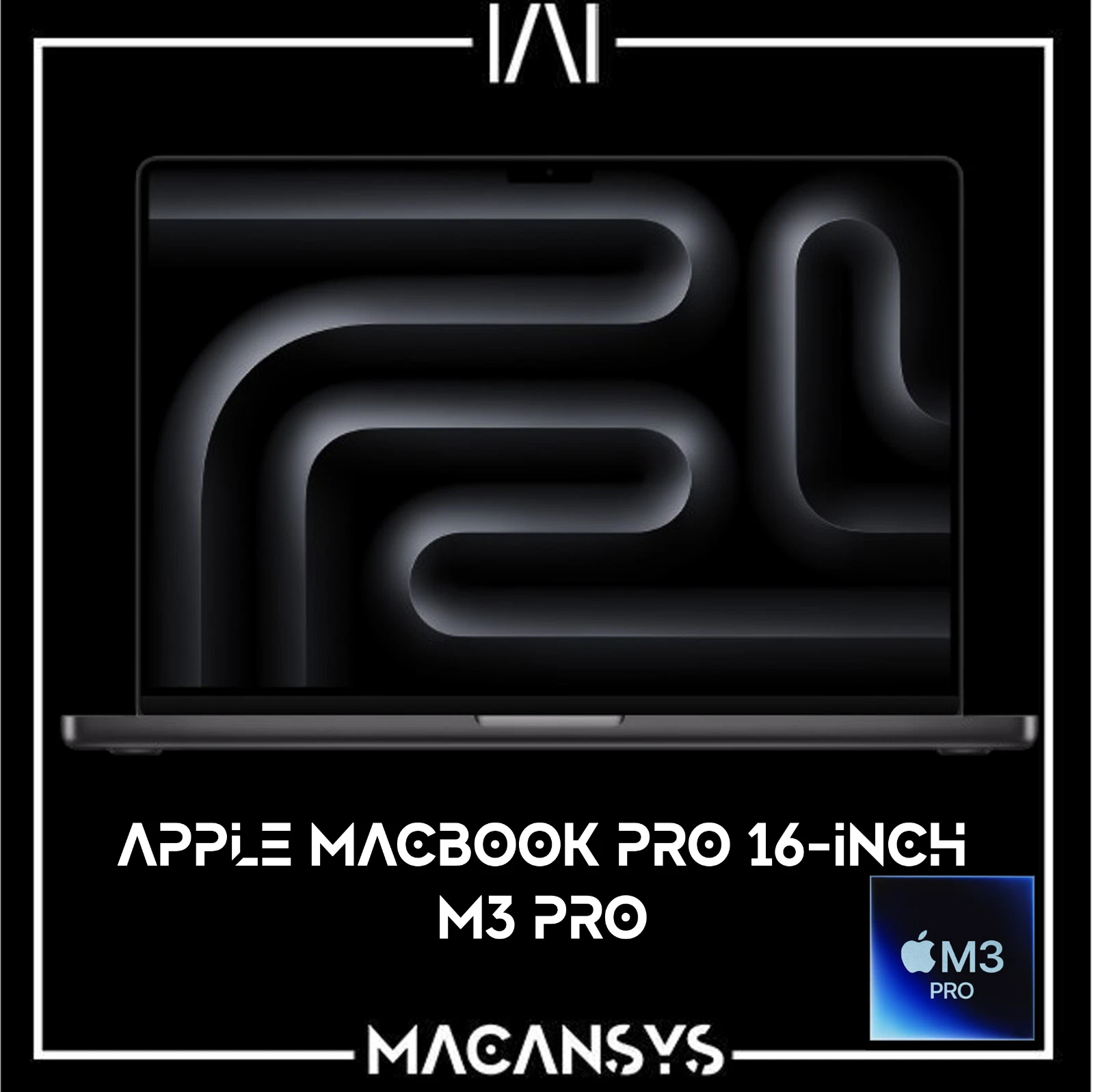 Apple MacBook Pro 16 Inch M3 Pro 12C CPU 18C GPU 36 GB Ram 1TB SSD Space Black