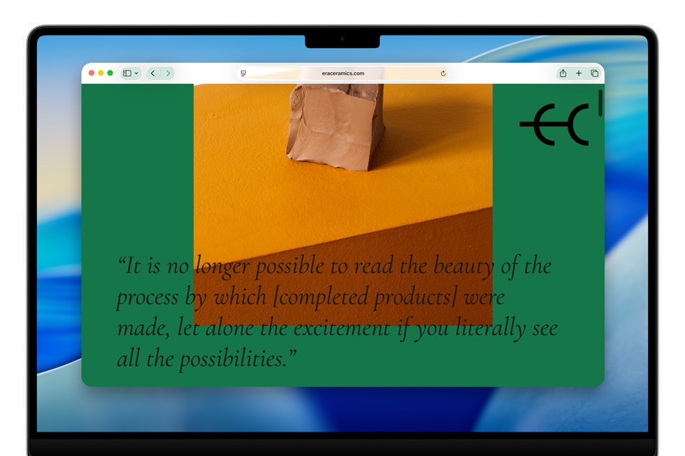 Apple Safari rounded tab design 