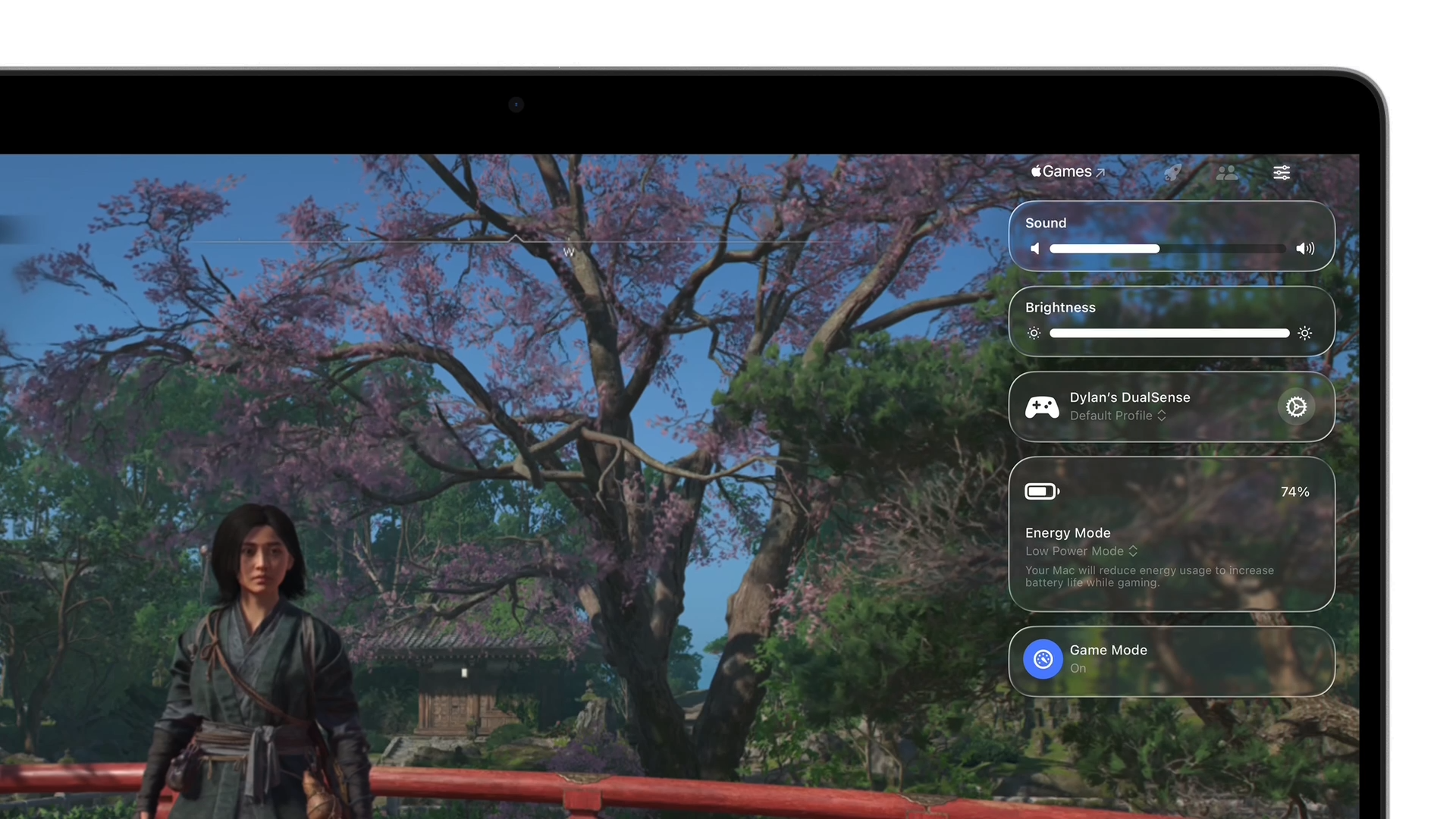 Apple Game Overlay features