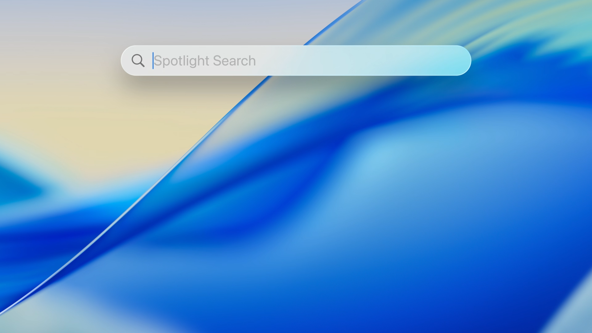 Spotlight search