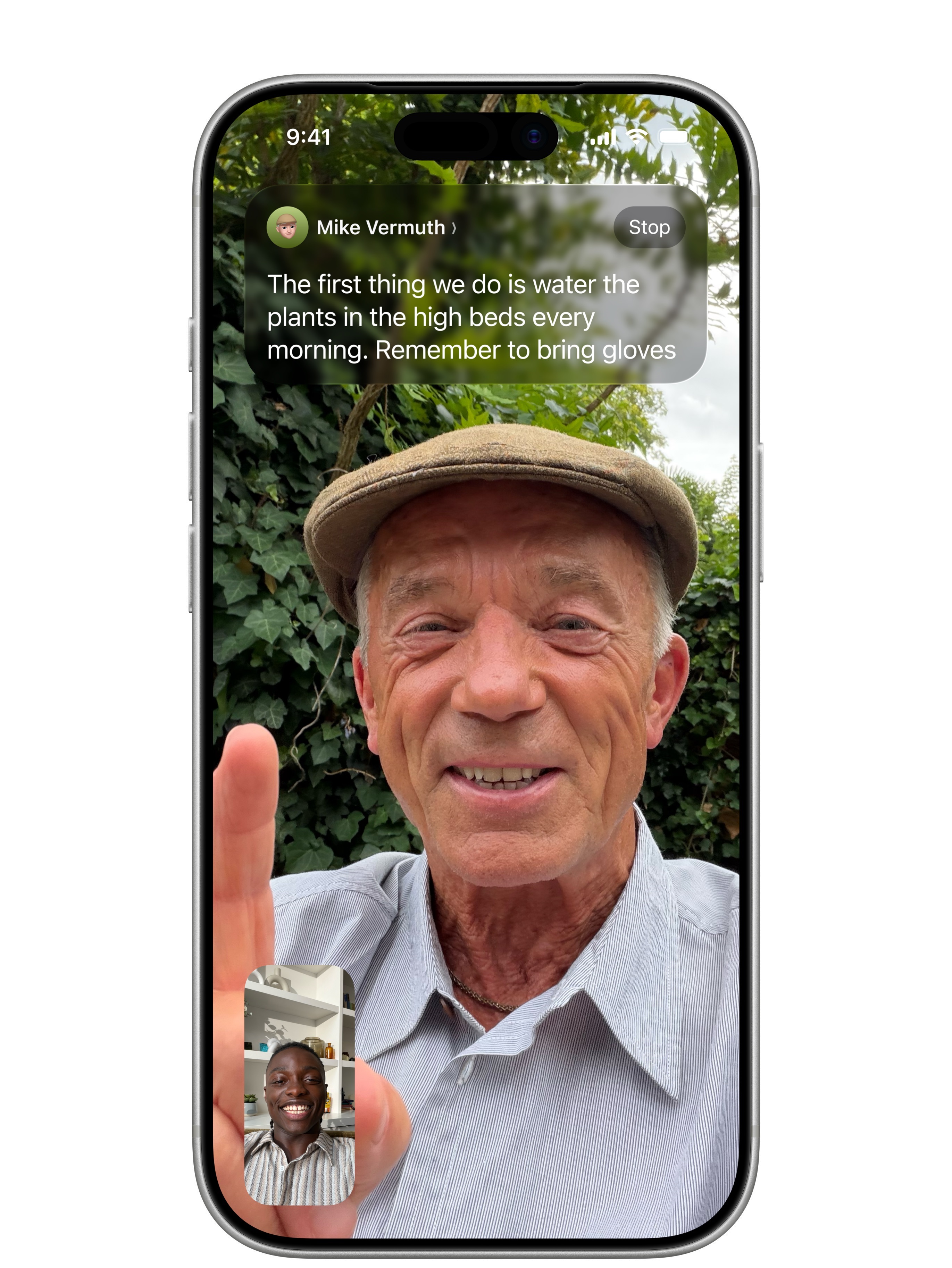 Live translation on facetime by Apple intelligence