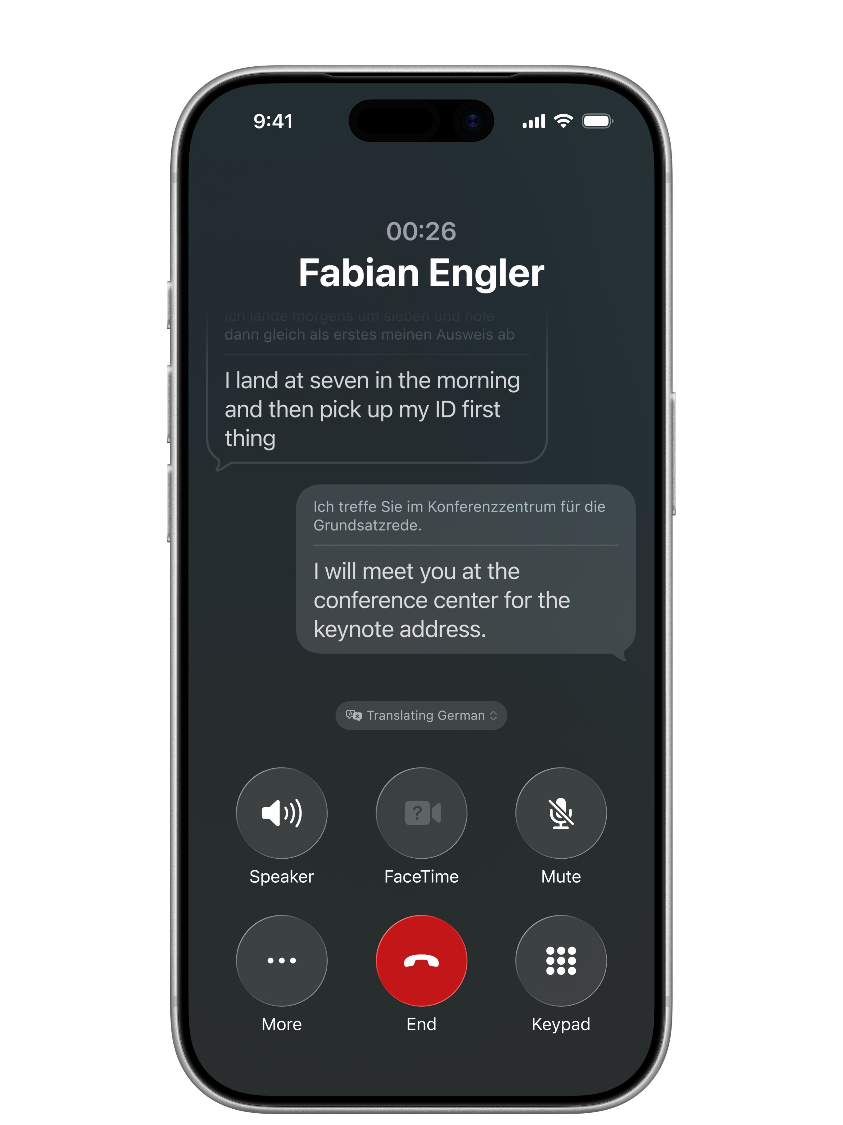 Live translation with airpods enabled by Apple intelligence