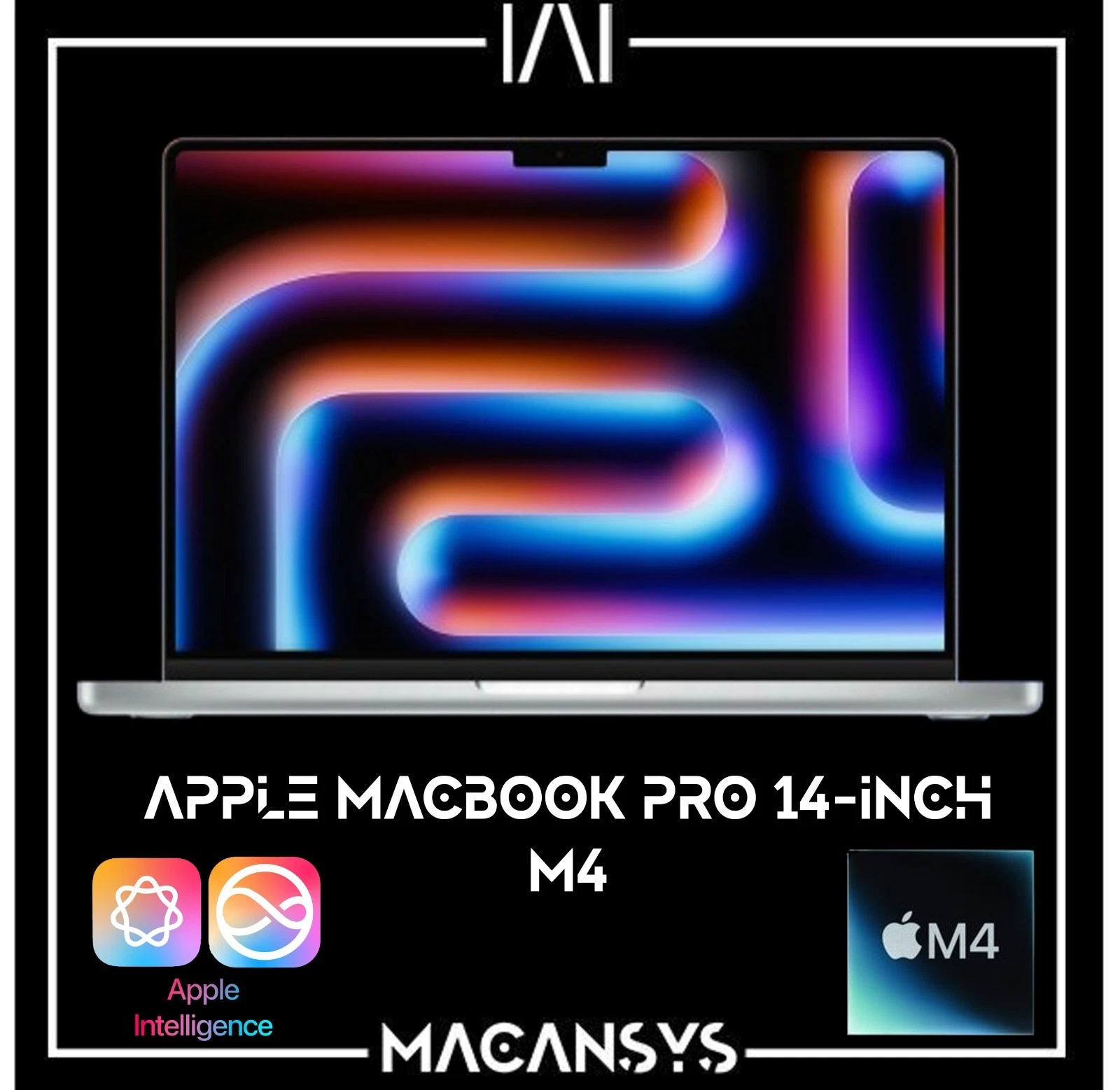 Apple MacBook Pro 14 Inch M4 Chip 10 C CPU 10 C GPU 32 GB 1 TB SSD Z1JS000GX SLV