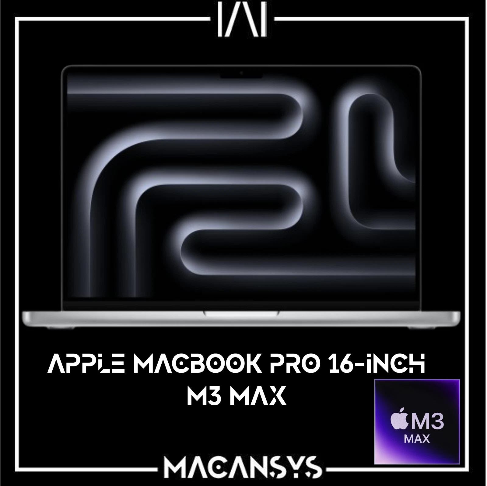 Apple MacBook Pro 16 Inch M3 Max 40 Core GPU 16 Core CPU 48 GB 1 TB MUW73BA SLV