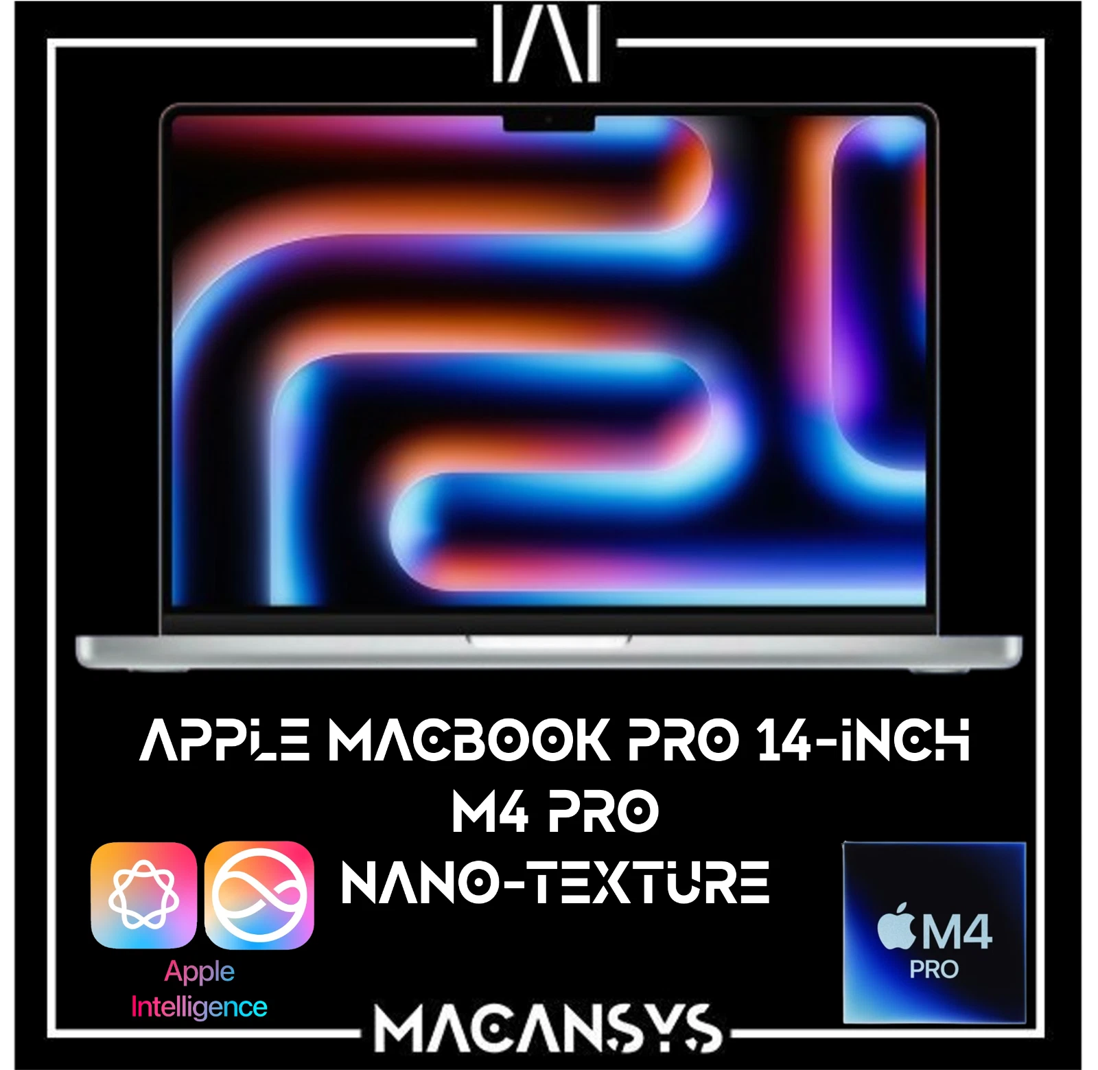 Apple MacBook Pro 14 Inch M4 Pro 12C CPU 16C GPU 24 GB 1 TB Silver NANO Texture