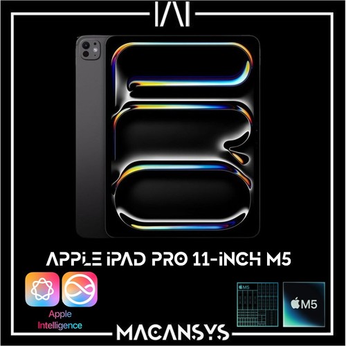 Apple iPad Pro 11 Inch 2025 M5 10C CPU 10C GPU 12 GB Ram 512 GB Wi Fi7 MDWM4KNA