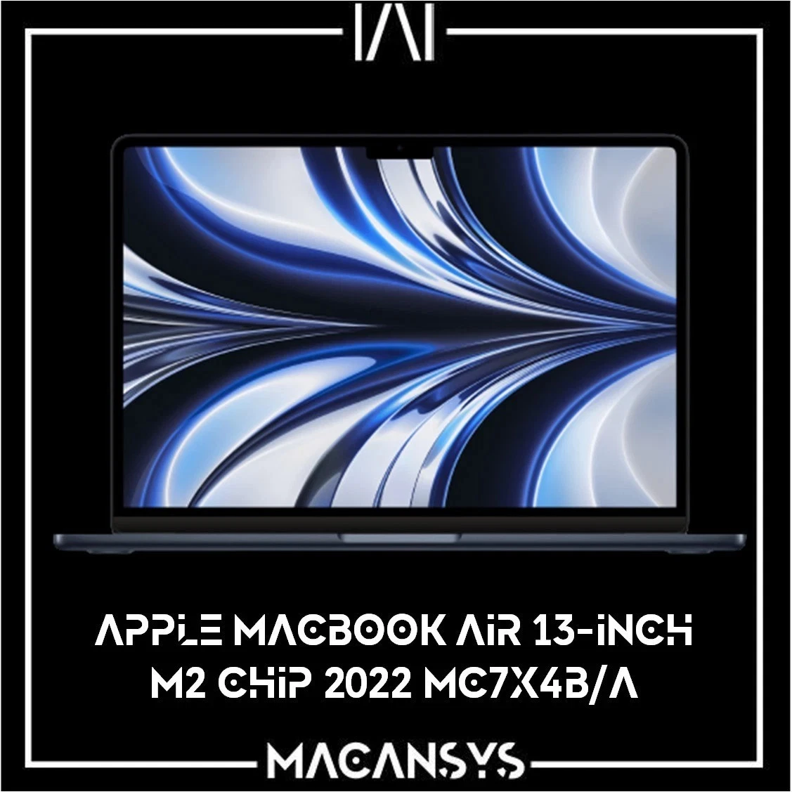 Apple MacBook Air 13Inch M2 8C CPU 8C GPU 16 GB Ram 256GB SSD MC7X4BA Midnight