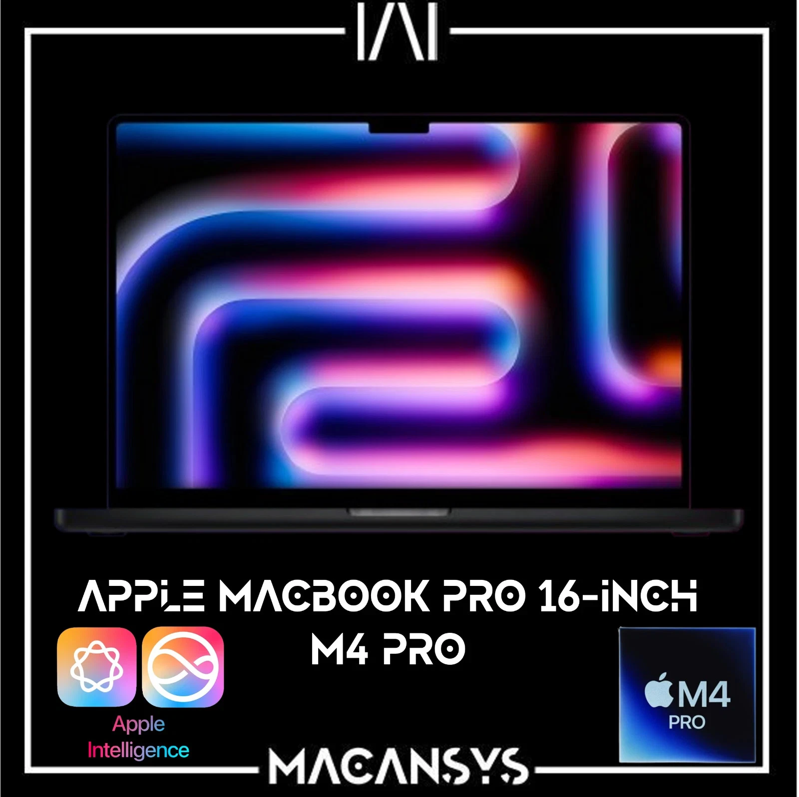 Apple MacBook Pro 16 Inch M4 Pro 20C GPU 14C CPU 48 GB Ram 512 SSD MX2Y3BA SPB