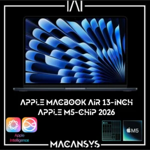 Apple MacBook Air 13 Inch M5 2026 10C CPU 8C GPU 16 GB 512 GB MDHE4BA Midnite