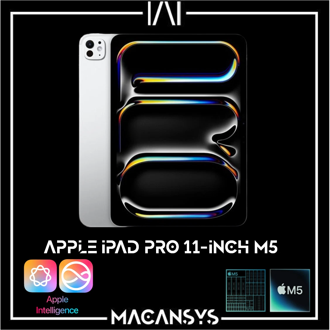 Apple iPad Pro 11 Inch 2025 M5 10C CPU 10C GPU 12 GB Ram 256GB WiFi MDWL4KNA