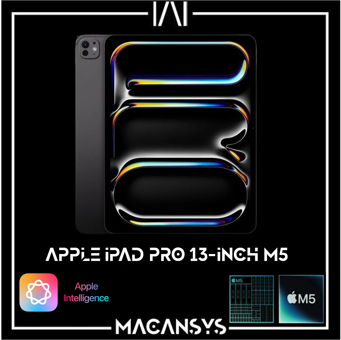 Apple iPad Pro 13 Inch 2025 M5 9C CPU 10 C GPU 12 GB Ram 512GB Wi Fi7 MDYM4KNA