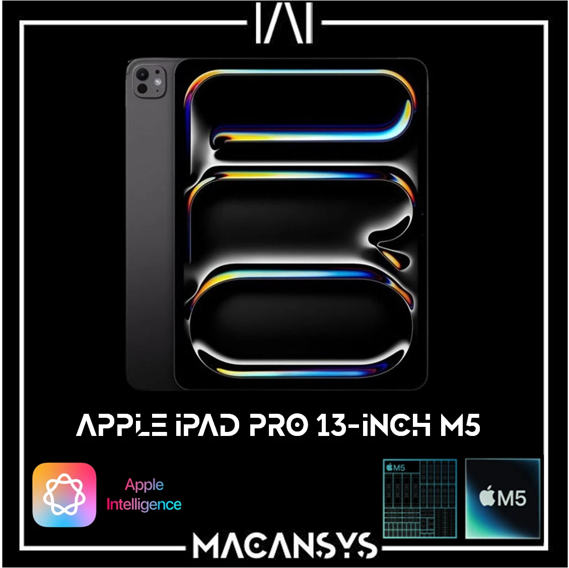 Apple iPad Pro 13 Inch 2025 M5 9C CPU 10 C GPU 12 GB Ram 512GB Wi Fi7 MDYM4KNA