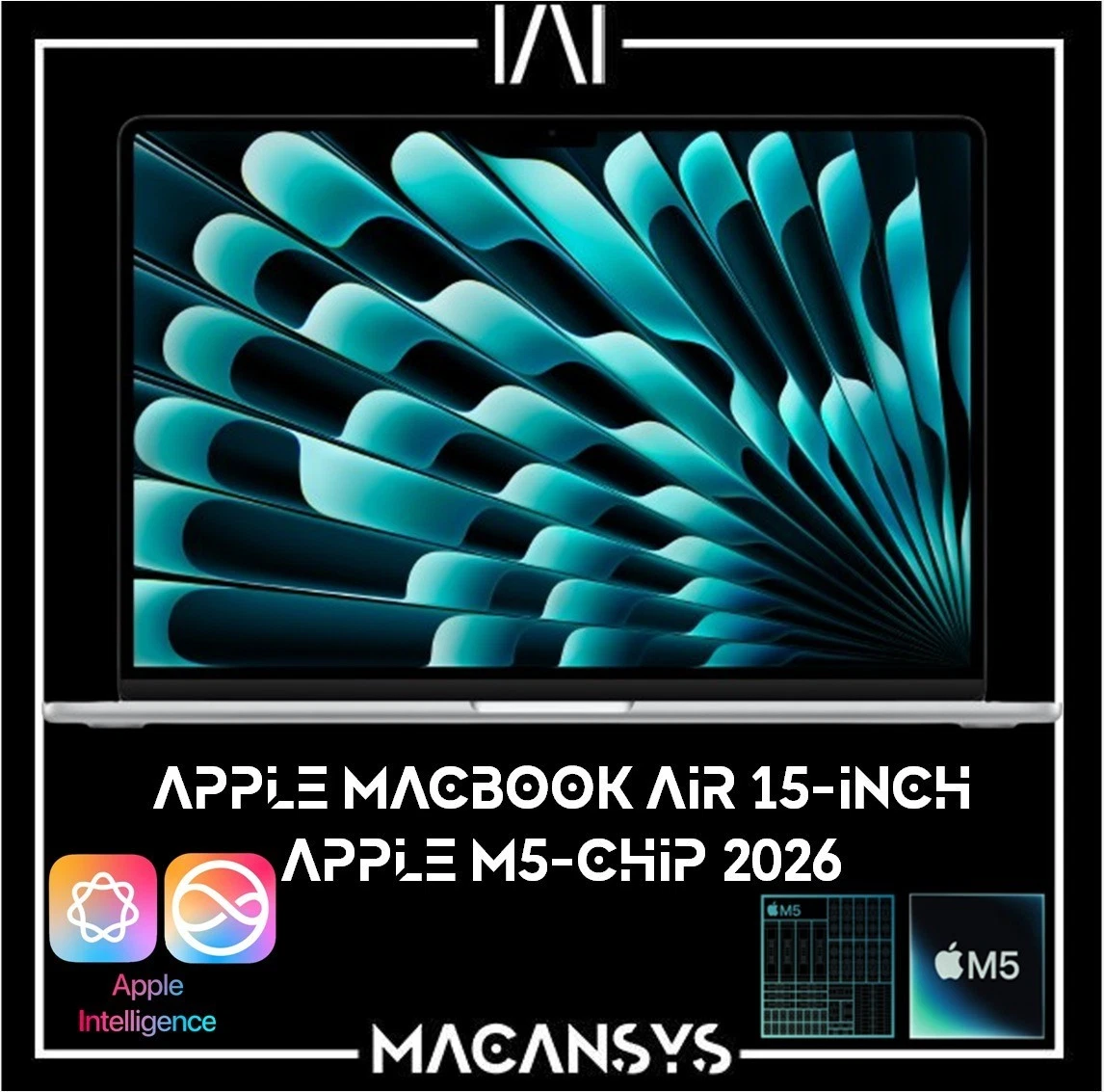 Apple MacBook Air 15 inch 2026 M5 10C CPU 10C GPU 24 GB 1 TB MDVC4BA Silver