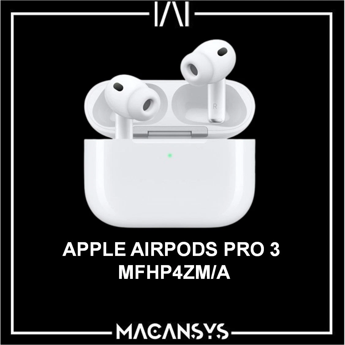 Apple AirPods Pro 3 In Ear Bluetooth 5.3 Silicon Ear Tips MFHP4ZMA White