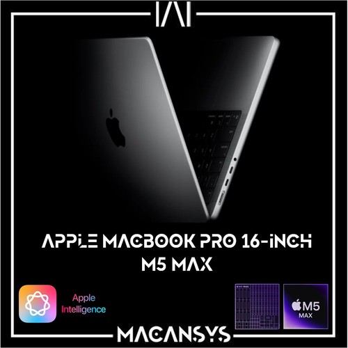 Apple MacBook Pro 16 Inch M5 Max 40C GPU 18C CPU 48 GB Ram 2 TB SSD MGEE4BA