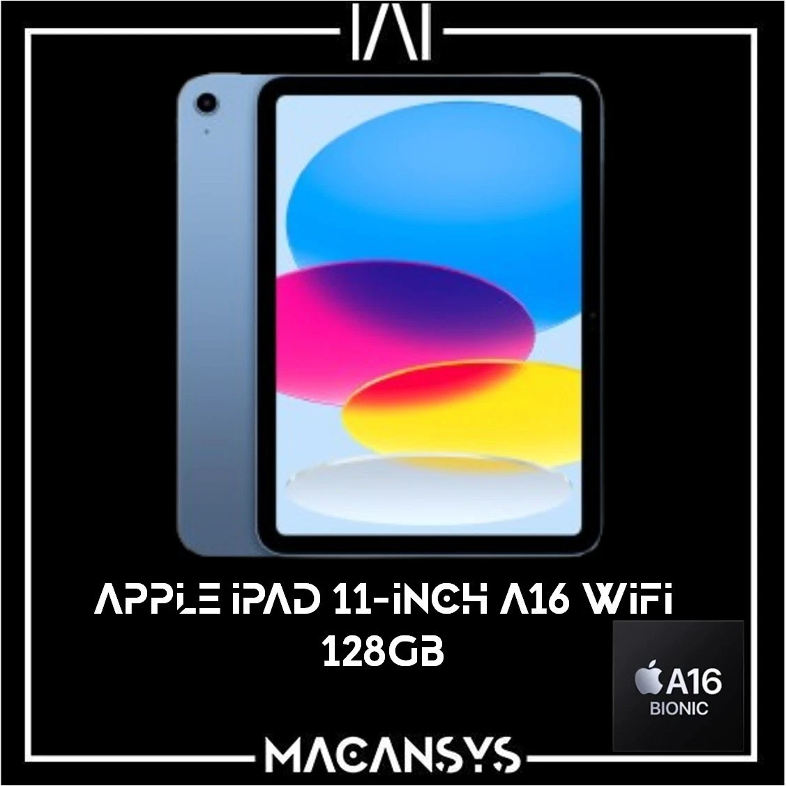 Apple iPad 11 Inch 2025 A16 5Core CPU 4 Core GPU 128 GB Wi Fi MD4A4KNA Blue