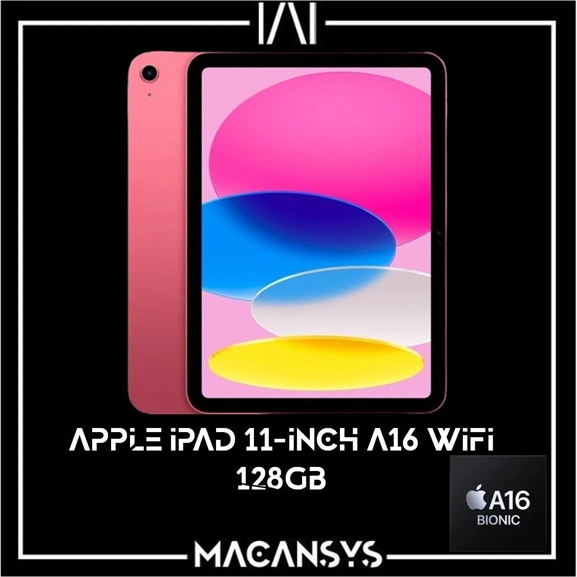 Apple iPad 11 Inch 2025 A16 5Core CPU 4 Core GPU 128 GB Wi Fi MD4E4KNA PINK