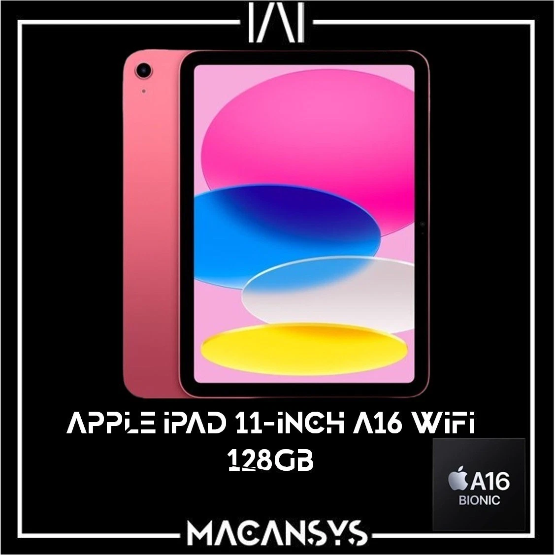 Apple iPad 11 Inch 2025 A16 5Core CPU 4 Core GPU 128 GB Wi Fi MD4E4KNA PINK