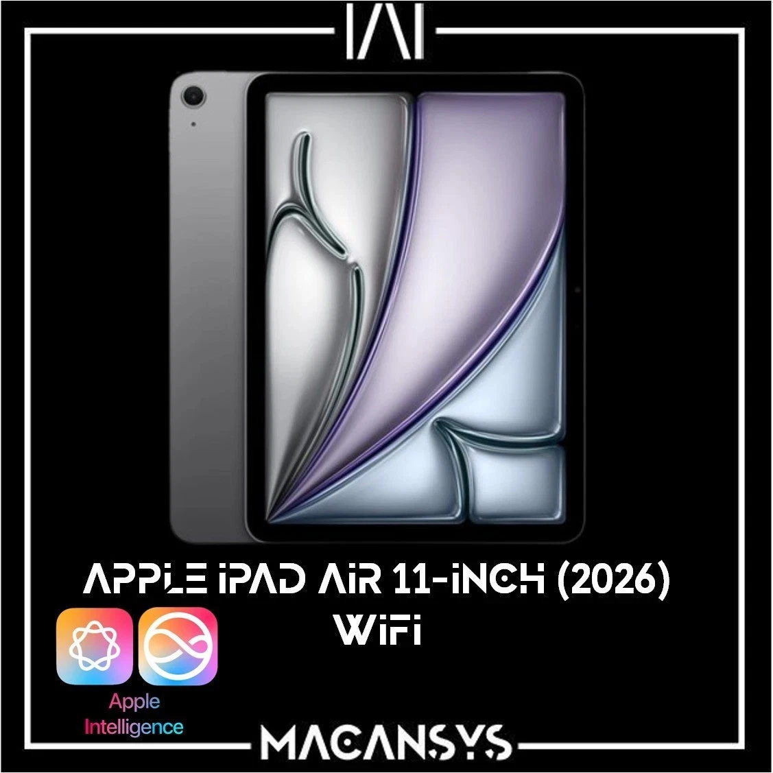 Apple iPad Air 11 Inch 2026 8C CPU9 C GPU 12 GB Ram 128 GB Wi Fi MH304KNA SGrey