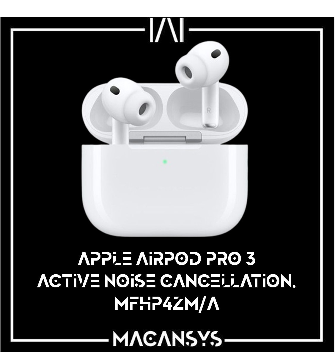 Apple AirPods Pro 3rd Generation With MagSafe Charging Case USB C MFHP4ZMA 177529443491