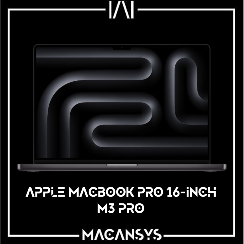 Apple MacBook Pro 16 Inch M3 Pro 12C CPU 18C GPU 36 GB Ram 1TB SSD